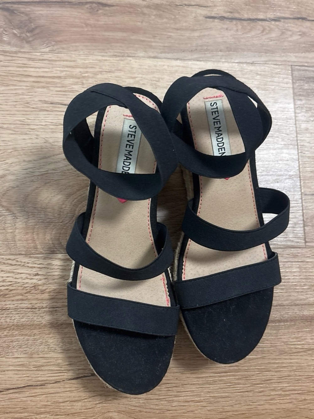 Black Steve Madden sandals